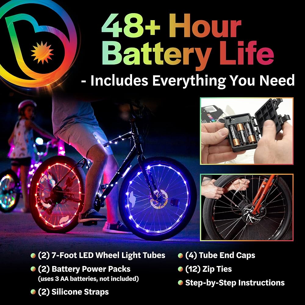 ライト・ランタン BRIESTA Gradation purple Amazon.com: Brightz Ultimate Bike Light Bundle - Includes